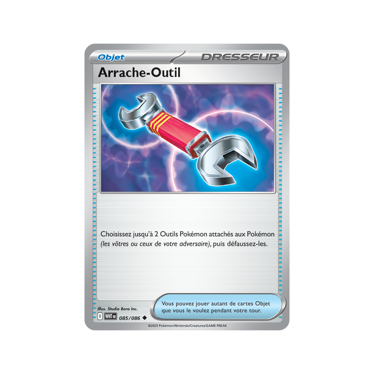 Tool Puller – Reverse Pokéball 85/86 – Scharlachrot und Lila 10,5 Weiße Flamme