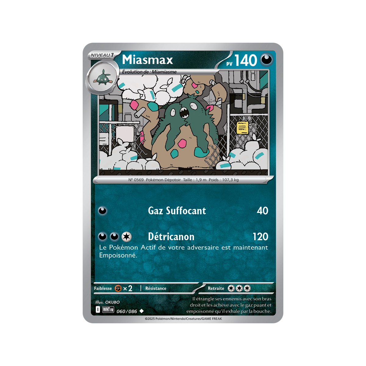 Miasmax – Reverse 60/86 – Scharlachrot und Violett 10,5 Weiße Flamme