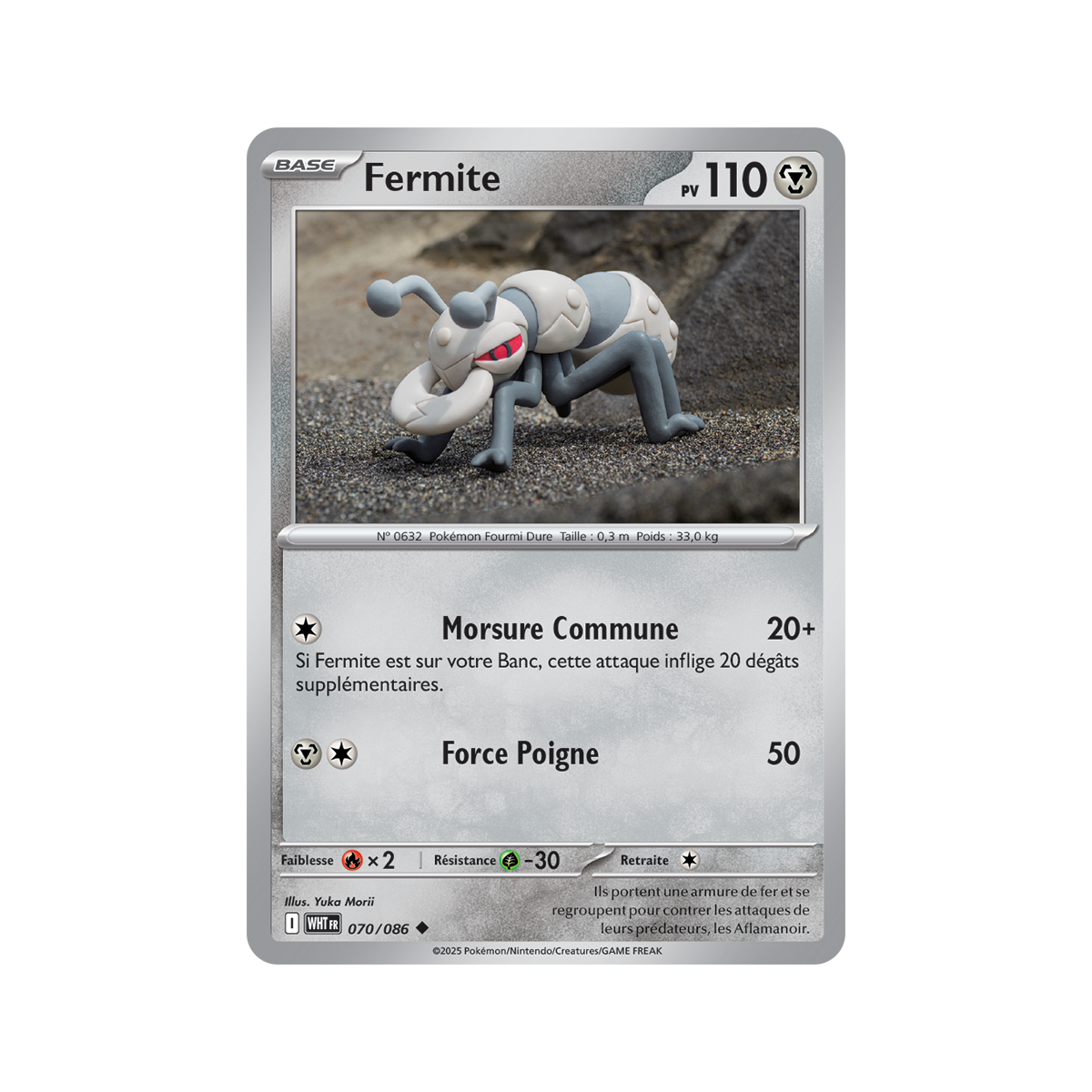 Fermite – Reverse 70/86 – Scharlachrot und Violett 10,5 Weiße Flamme
