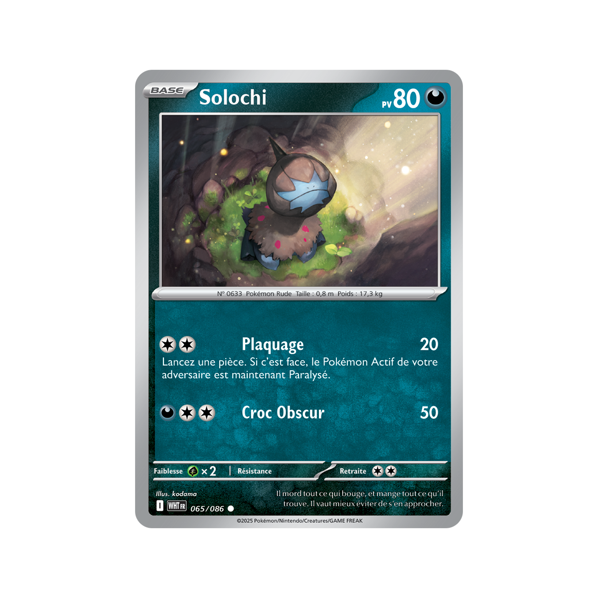 Solochi – Rückseite 65/86 – Scharlachrot und Violett 10,5 Weiße Flamme