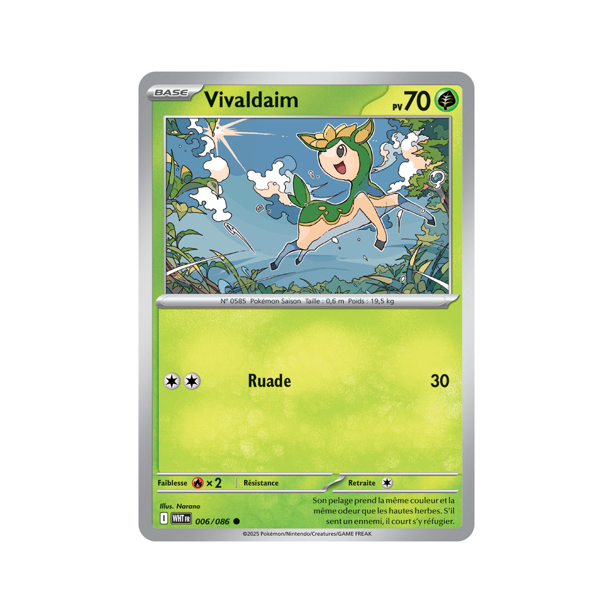 Vivaldaim – Commune 6/86 – Scharlachrot und Violett 10,5 Weiße Flamme