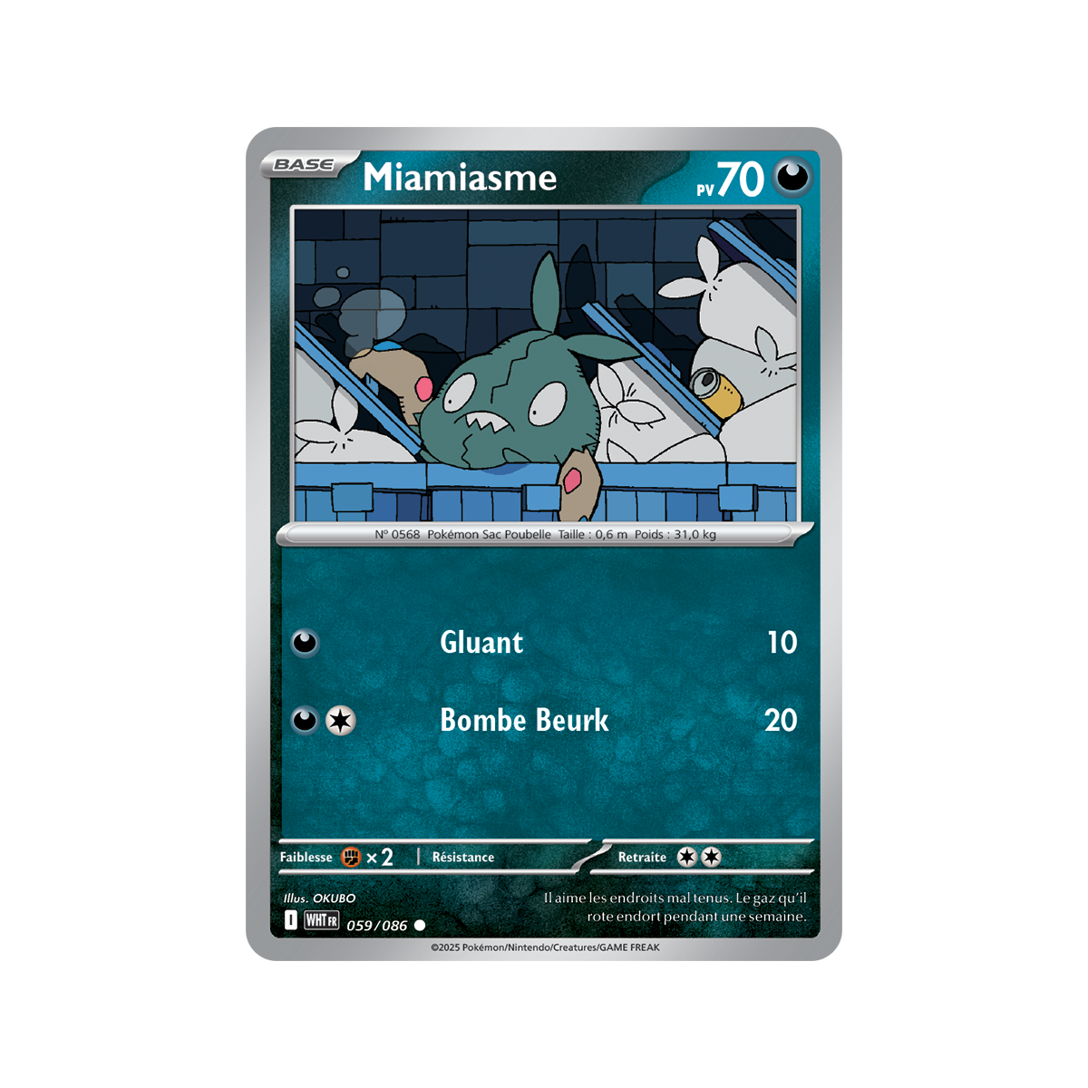 Miamiasme – Common 59/86 – Scharlachrot und Violett 10,5 Weiße Flamme