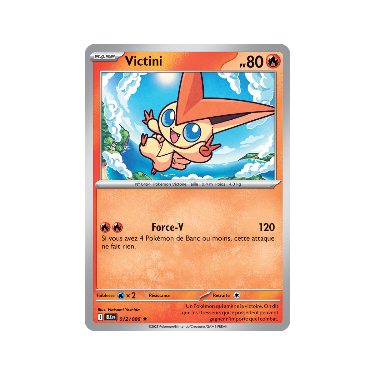 Victini – Holo Rare 12/86 – Scharlachrot und Lila 10,5 Black Lightning