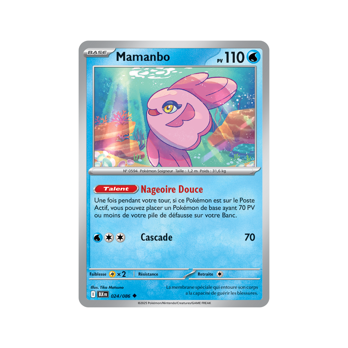 Mamanbo – Rückseite 24/86 – Scharlachrot und Lila 10,5 Black Lightning