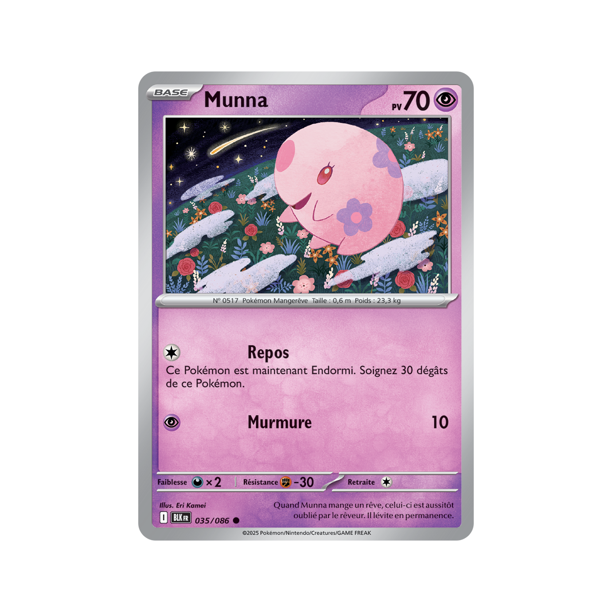 Munna – Rückseite 35/86 – Scharlachrot und Violett 10,5 Black Lightning