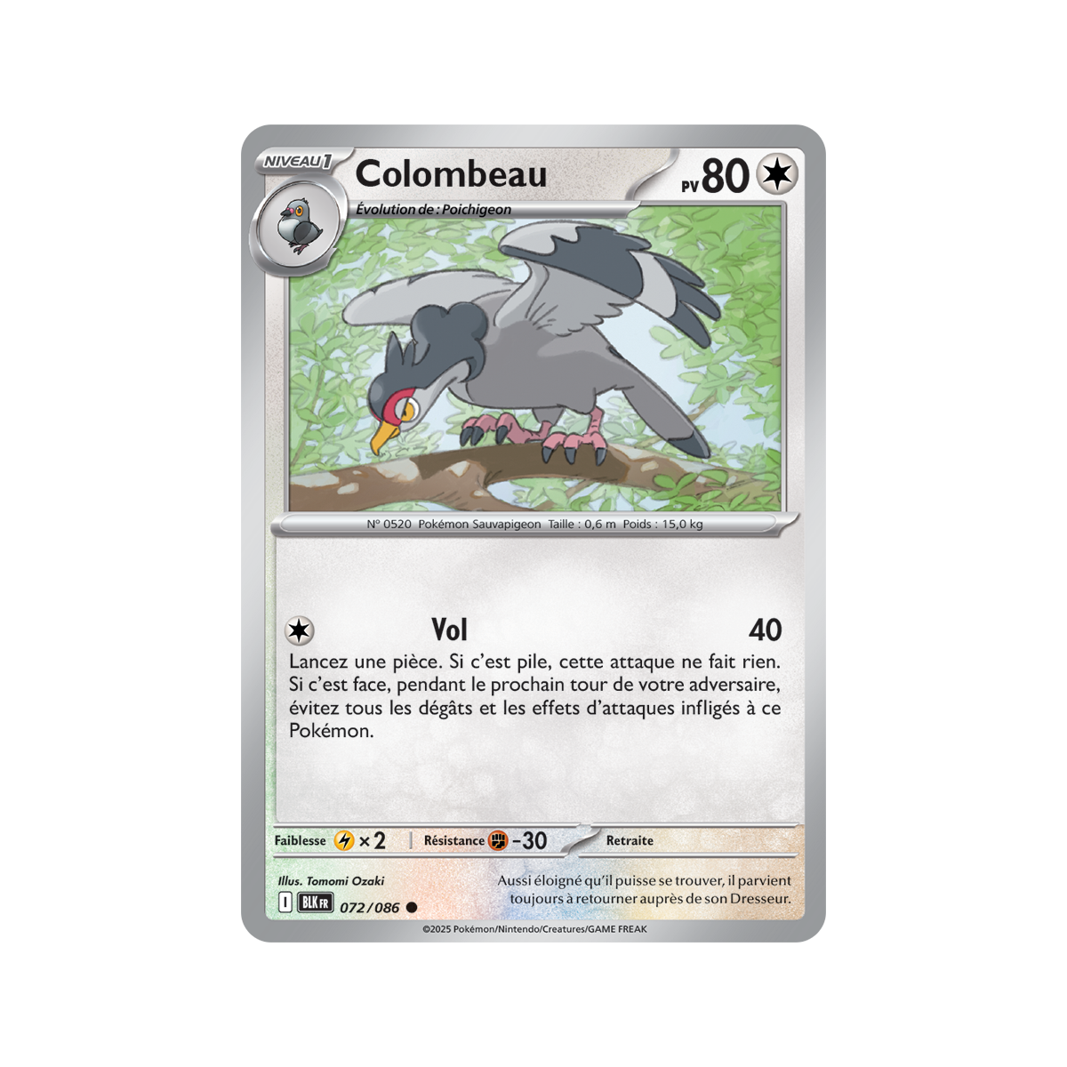 Colombeau – Rückseite 72/86 – Scharlachrot und Violett 10,5 Black Lightning