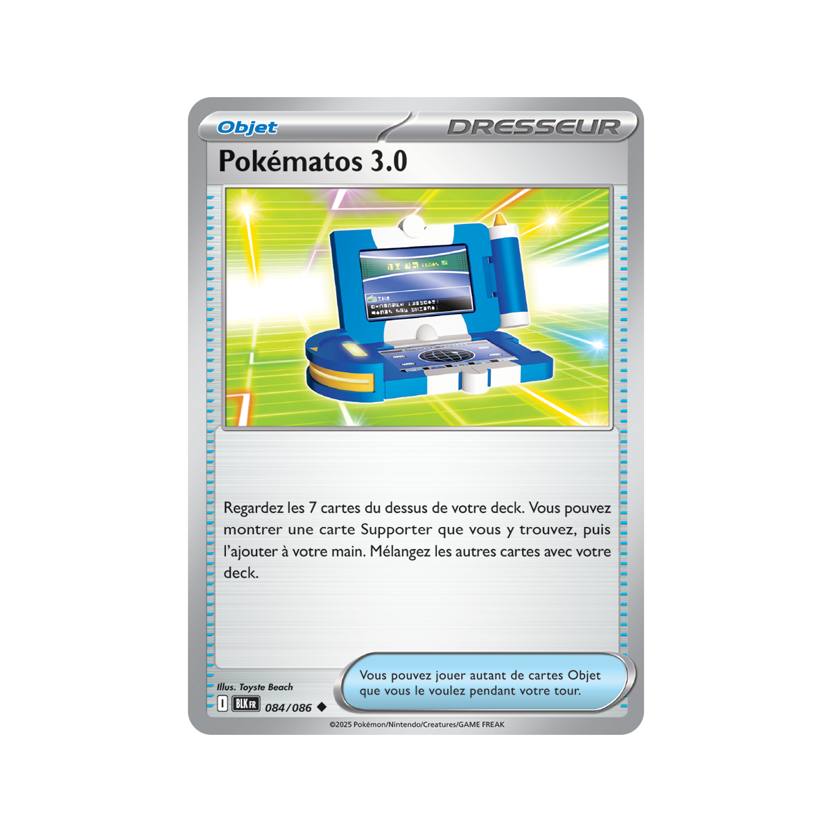Pokématos 3.0 – Ungewöhnlich 84/86 – Scharlachrot und Lila 10,5 Schwarzer Blitz