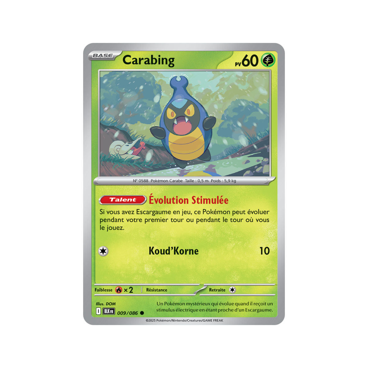 Carabing – Common 9/86 – Scharlachrot und Lila 10,5 Black Lightning