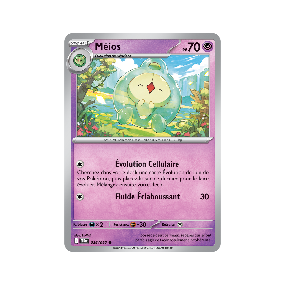 Meios – Common 38/86 – Scharlachrot und Violett 10,5 Schwarzer Blitz