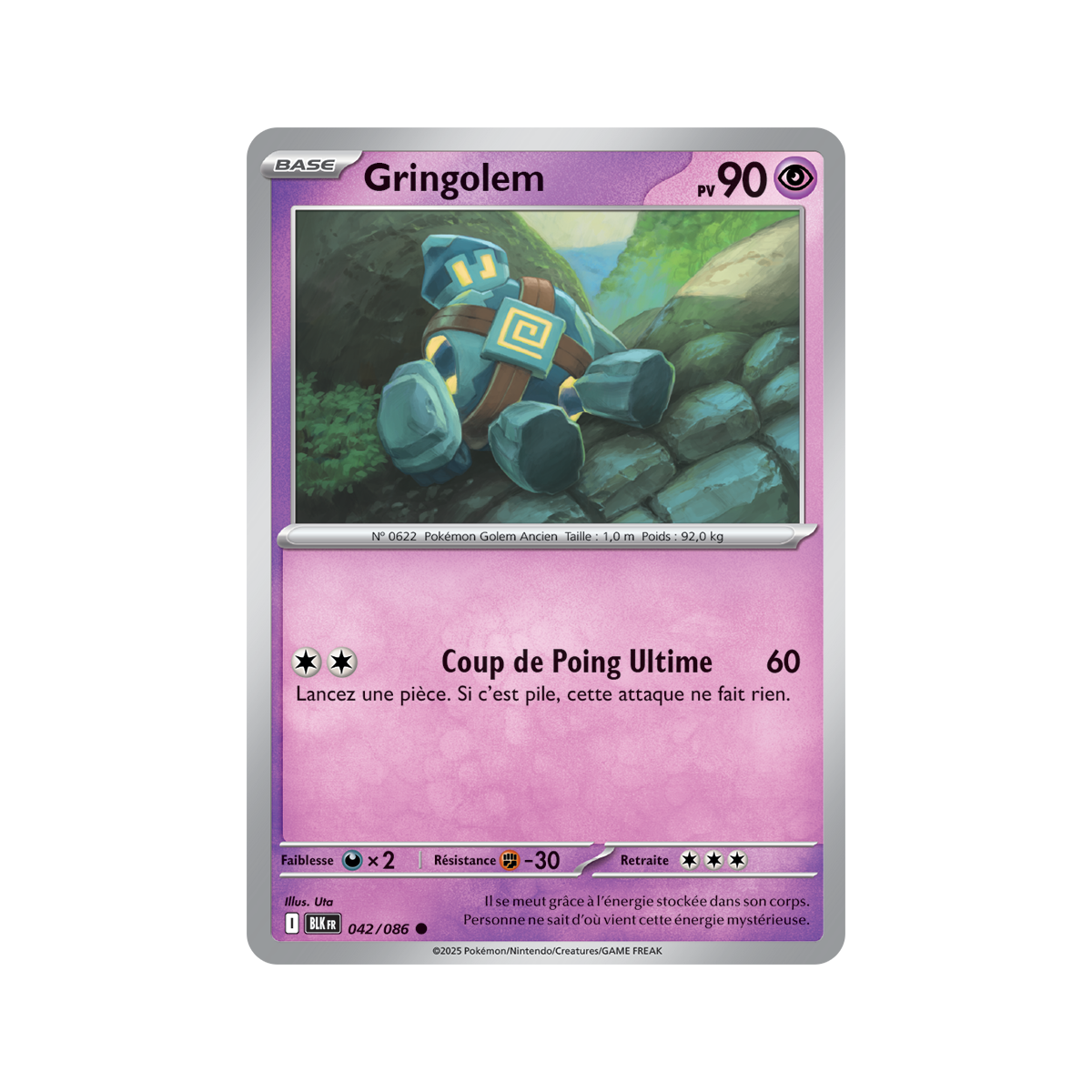 Gringolem – Kommune 42/86 – Scharlachrot und Lila 10,5 Schwarzer Blitz
