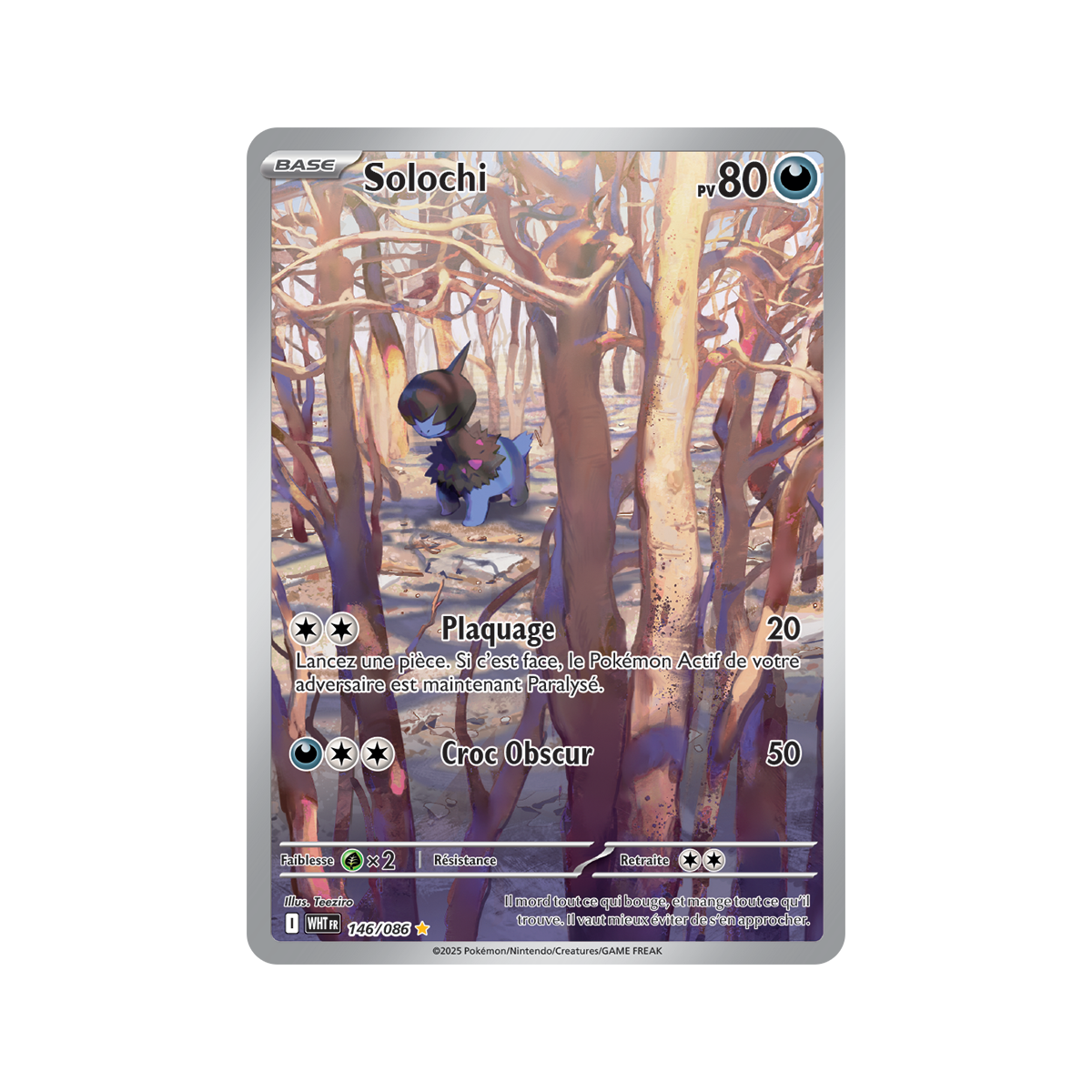 Solochi – Seltene Abbildung 146/86 – Scharlachrot und Violett 10,5 Weiße Flamme