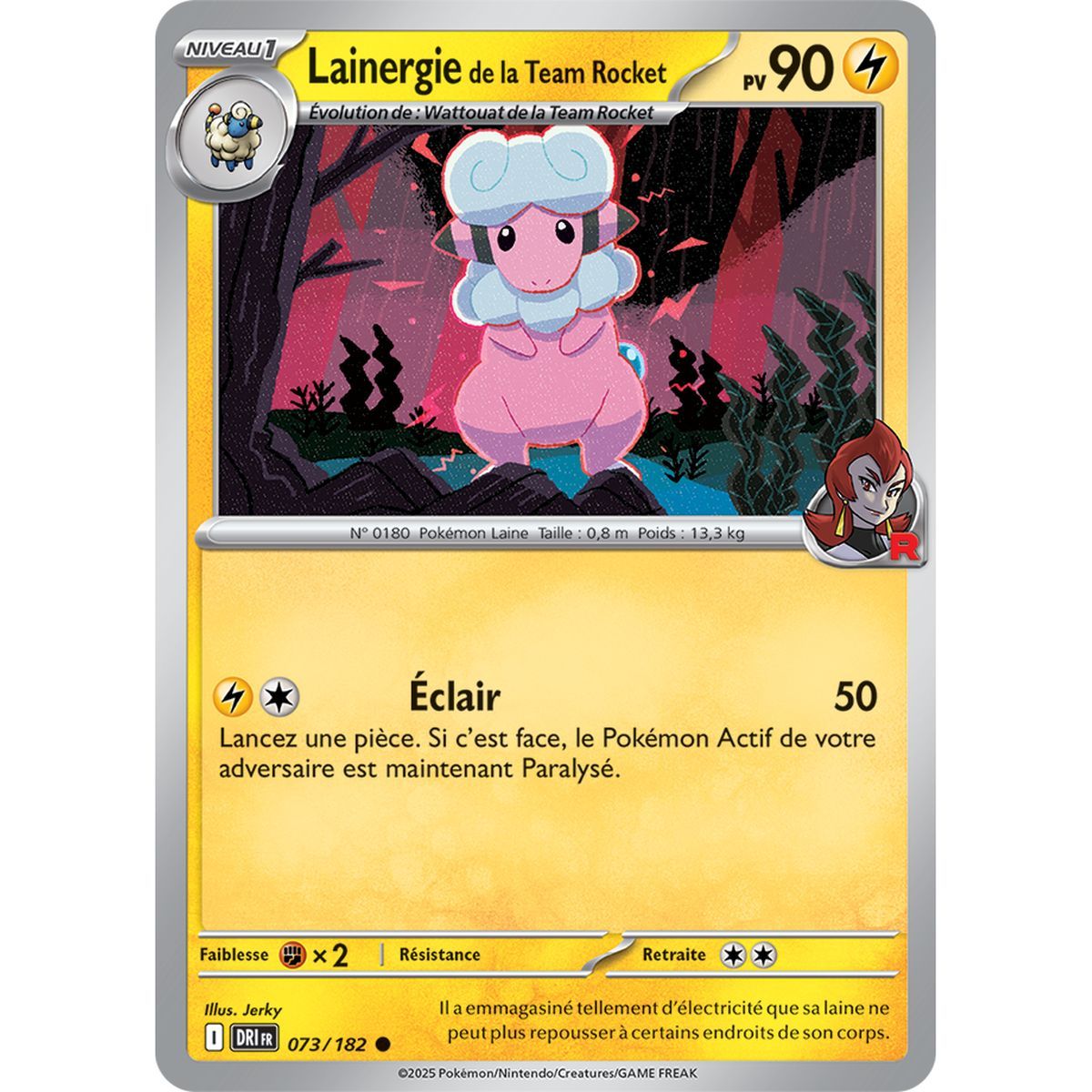 Team Rockets Lainergie – Common 73/182 – Scharlachrot und Lila 10 Schicksalhafte Rivalitäten
