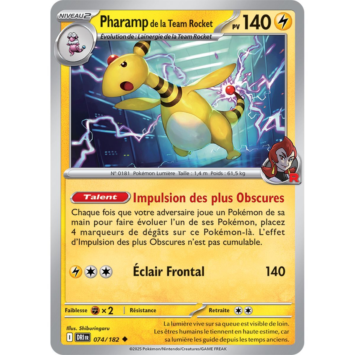 Team Rockets Pharamp – Ungewöhnlich 74/182 – Scharlachrot und Lila 10 Schicksalhafte Rivalitäten