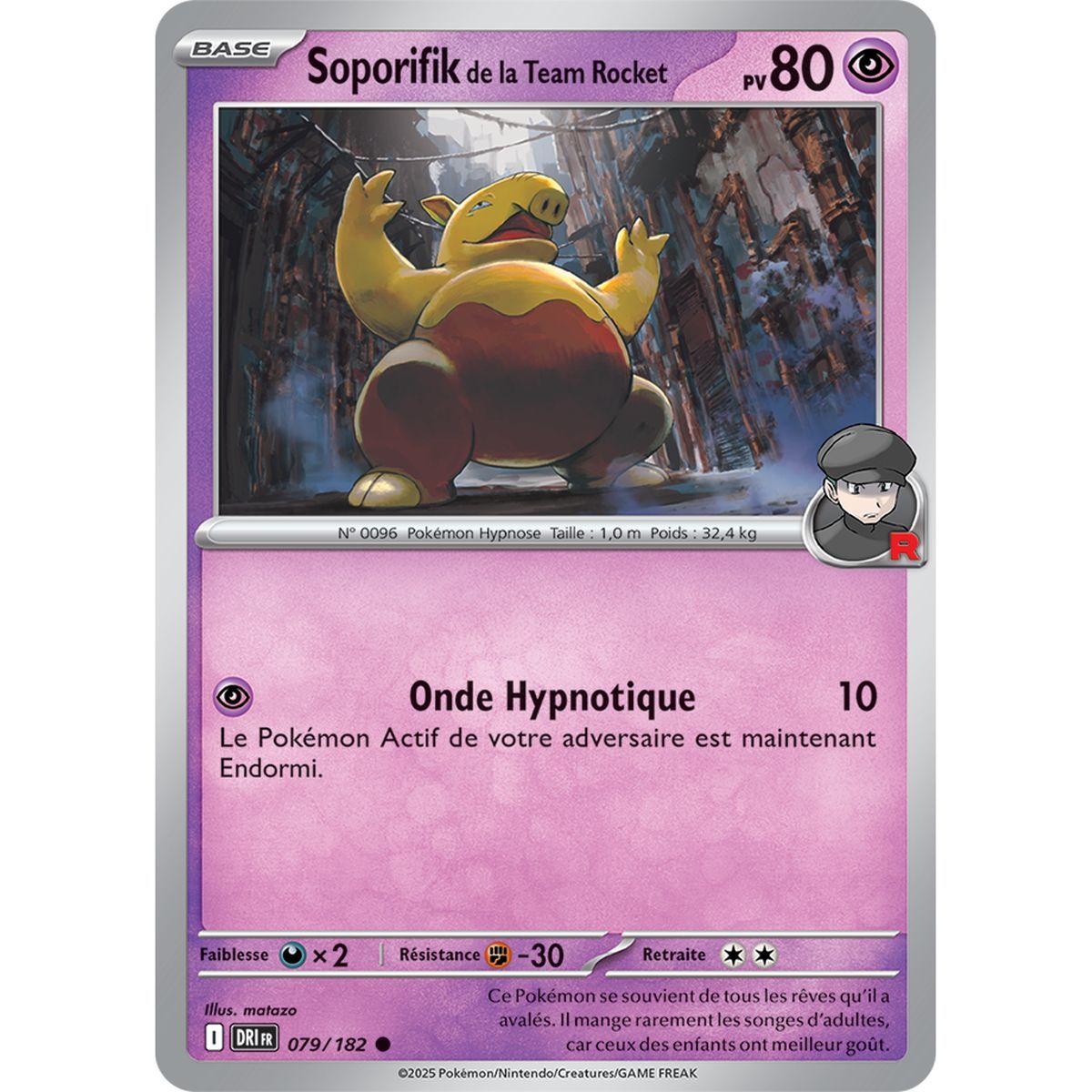 Team Rockets Soporifik – Common 79/182 – Scharlachrot und Lila 10 Schicksalhafte Rivalitäten