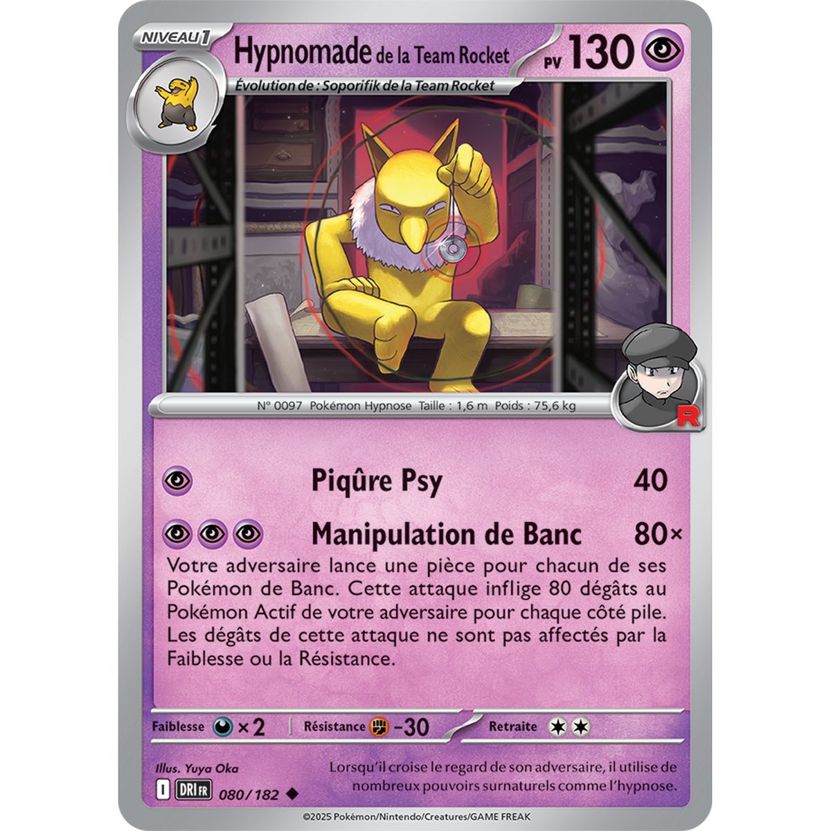 Team Rockets Hypnomade – Ungewöhnlich 80/182 – Scharlachrot und Lila 10 Schicksalhafte Rivalitäten