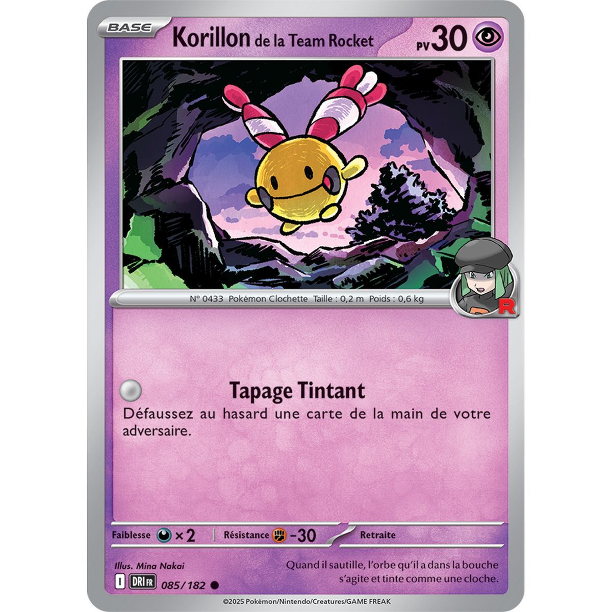 Team Rockets Korillon – Rückseite 85/182 – Scharlachrot und Lila 10 Schicksalhafte Rivalitäten