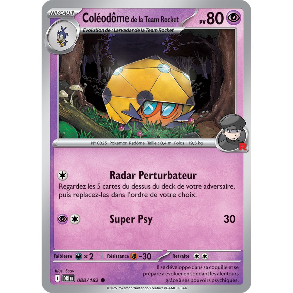 Team Rocket Coleodome – Common 88/182 – Scharlachrot und Lila 10 Schicksalhafte Rivalitäten