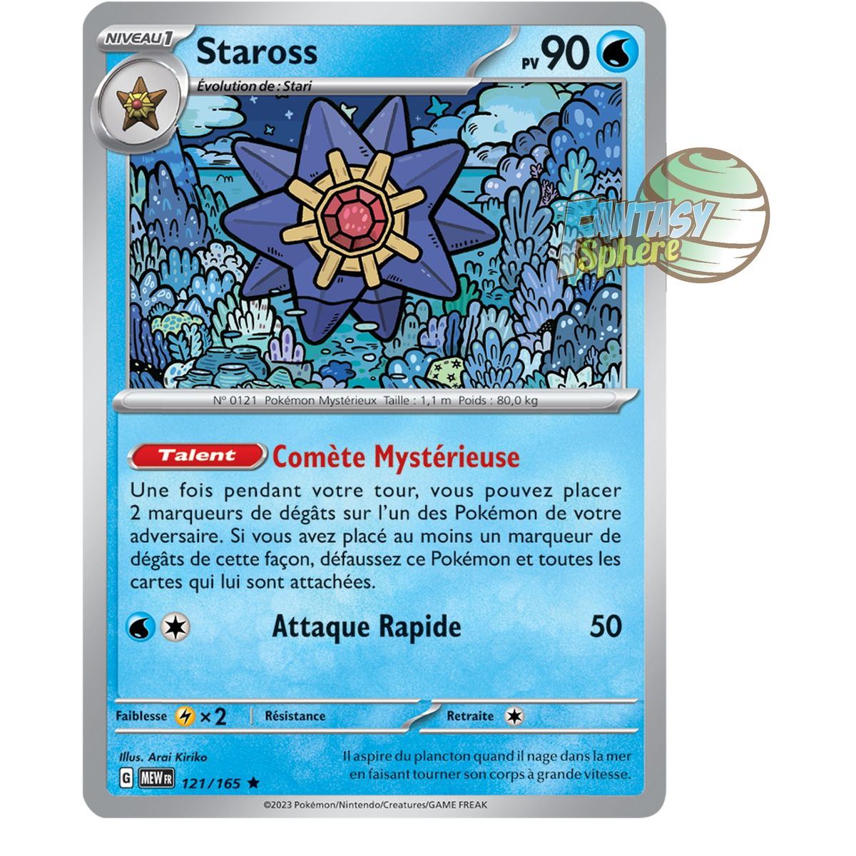 Staross – Holo Rare 121/165 – Scharlachrot und Violett 151