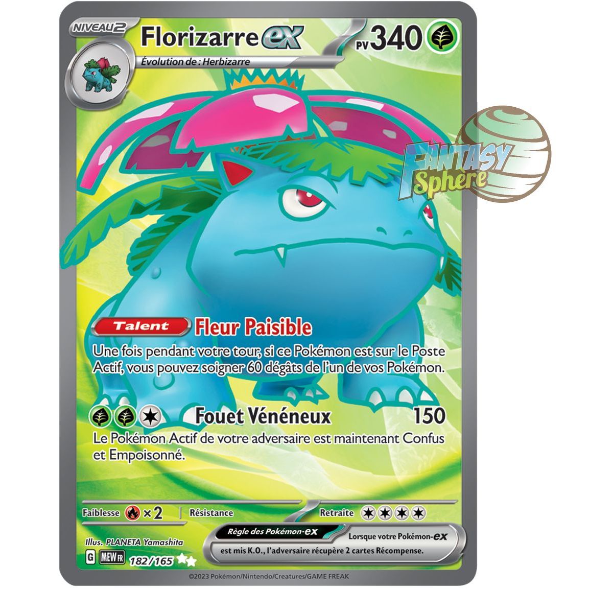 Item Venusaur EX – Ultra Rare 182/165 – Scharlachrot und Lila 151