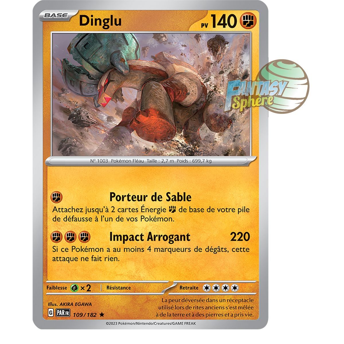 Dinglu – Holo Rare 109/182 – Scarlet and Violet Paradox Rift