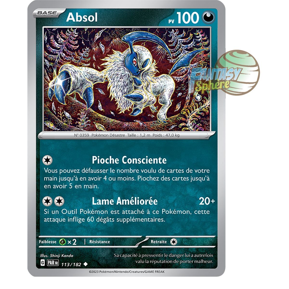 Absol – Ungewöhnlich 113/182 – Scharlachroter und violetter Paradoxriss