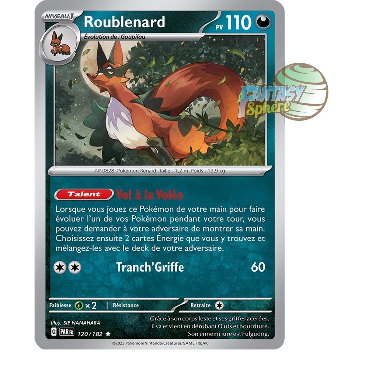 Roublenard – Holo Rare 120/182 – Scarlet and Violet Paradox Rift