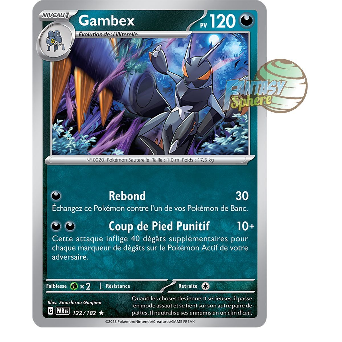 Gambex – Reverse 122/182 – Scharlachrotes und violettes Faille-Paradoxon