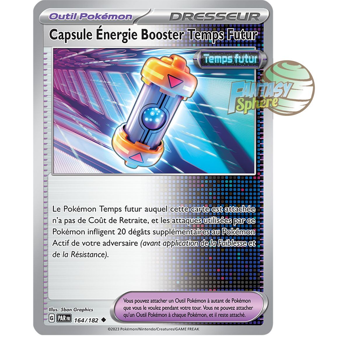 Future Time Booster Energy Capsule – Reverse 164/182 – Scarlet and Violet Paradox Rift