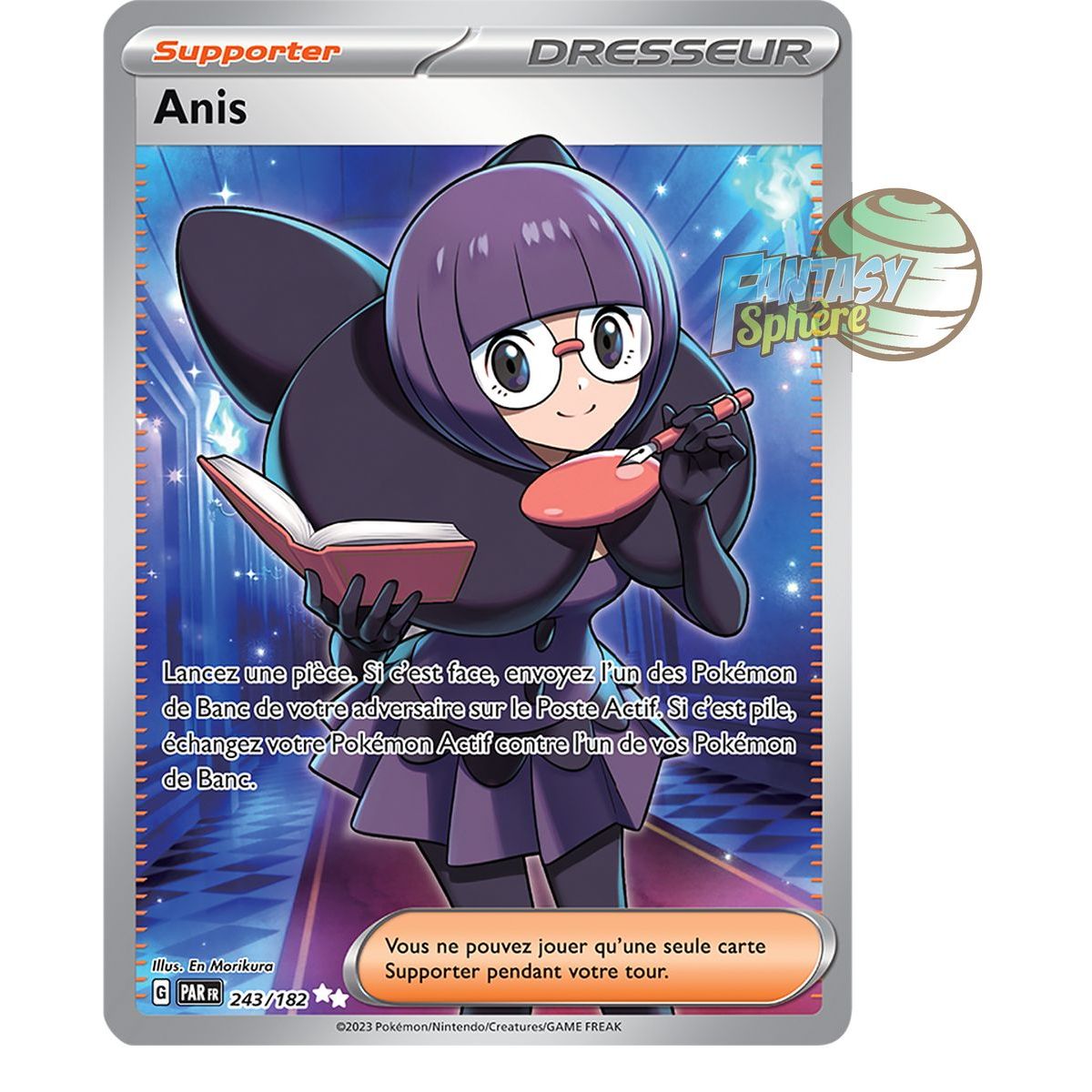 Item Anis – Ultra Rare 243/182 – Scharlachrotes und violettes Faille-Paradoxon