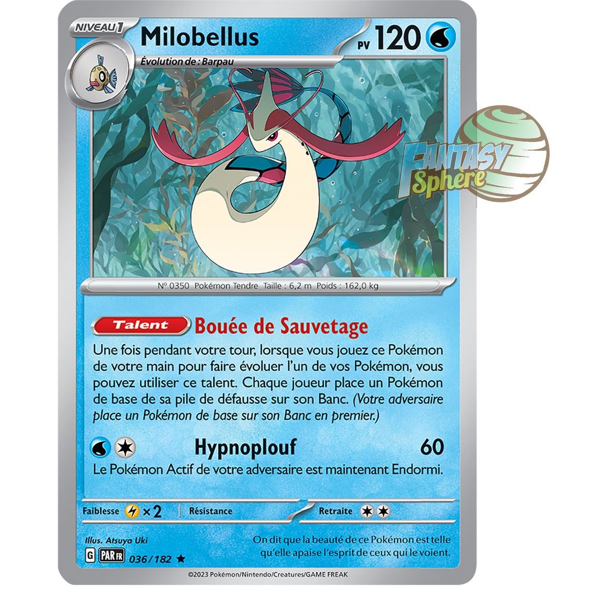 Milobellus – Holo Rare 36/182 – Scarlet and Violet Paradox Rift