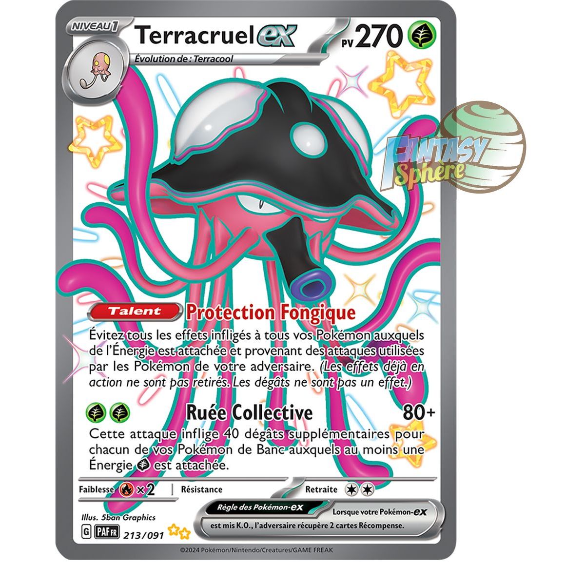 Terracruel EX – Shiny Ultra Rare 213/91 – Scharlachrote und violette Schicksale von Paldea