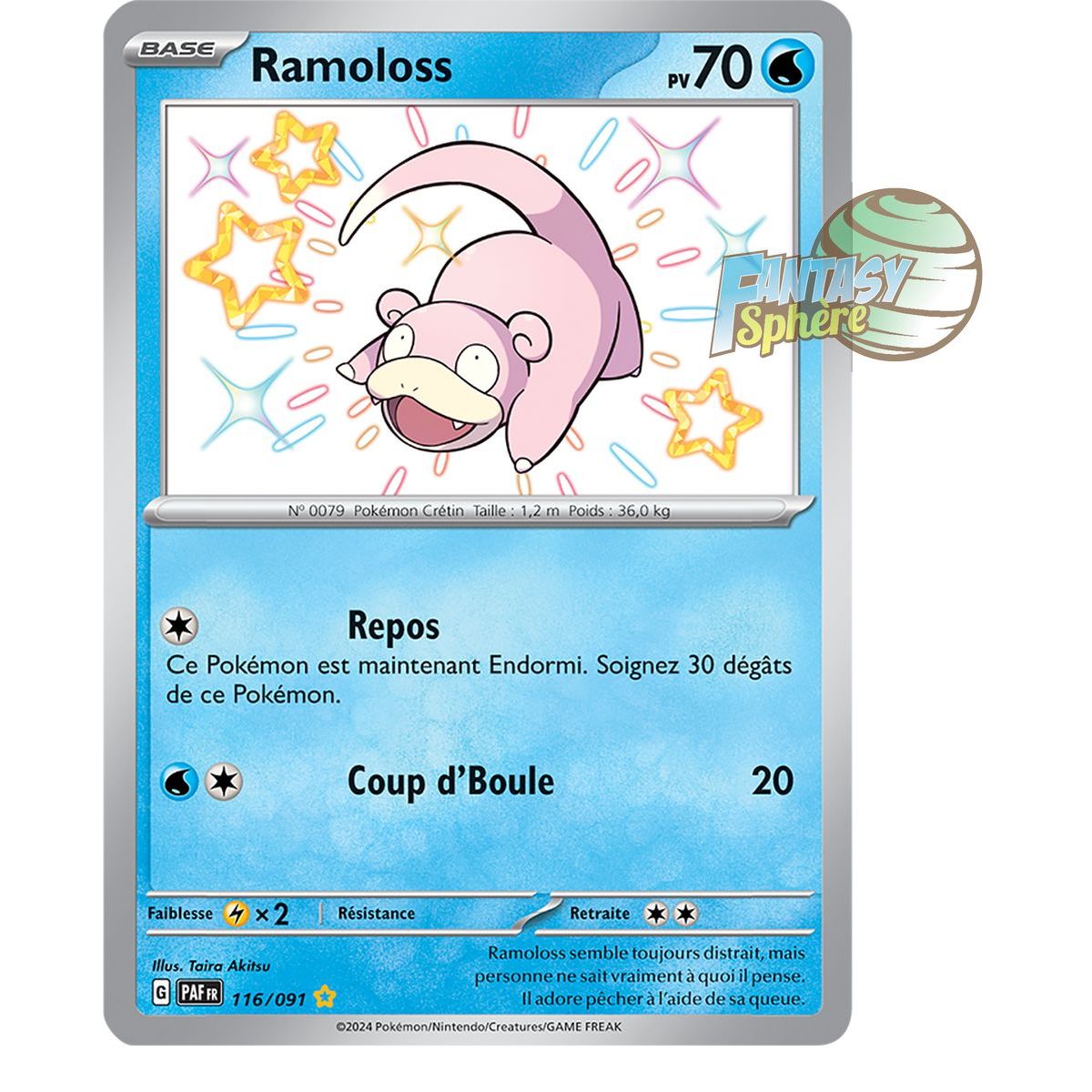 Slowpoke – Shiny Rare 116/91 – Scharlachrote und violette Schicksale von Paldea