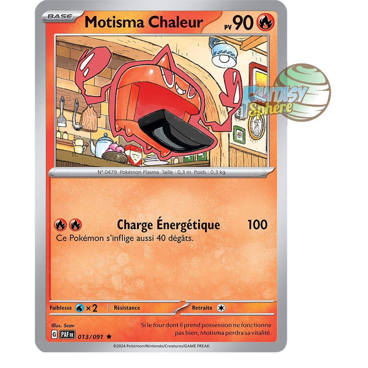 Rotom Heat – Holo Rare 13/91 – Scharlachrote und violette Schicksale von Paldea