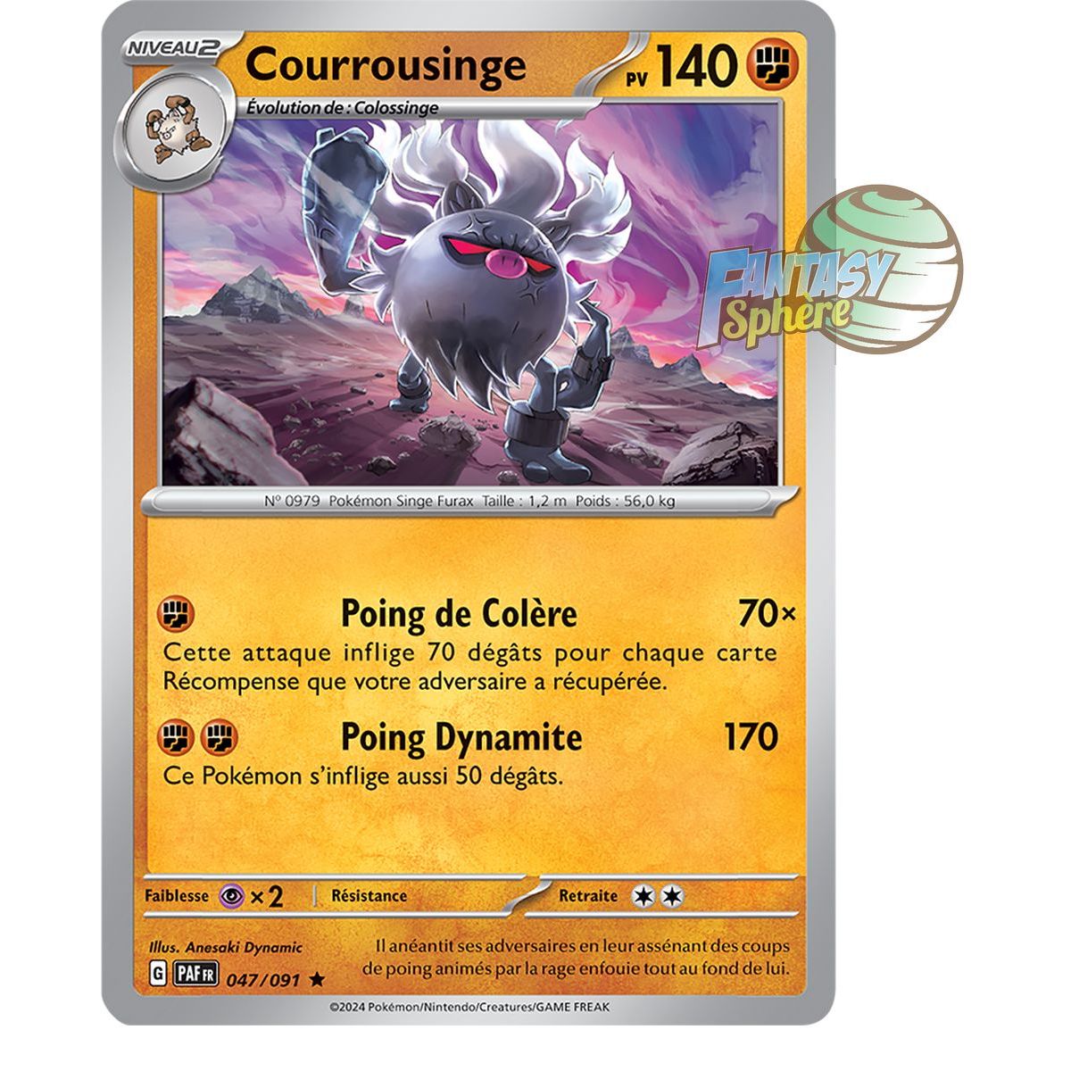 Courrousinge – Holo Rare 47/91 – Scharlachrote und violette Schicksale von Paldea