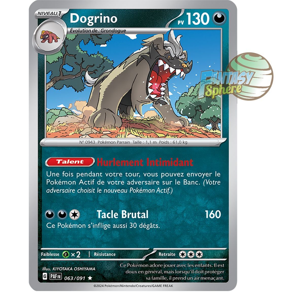 Dogrino – Holo Rare 63/91 – Scharlachrote und violette Schicksale von Paldea