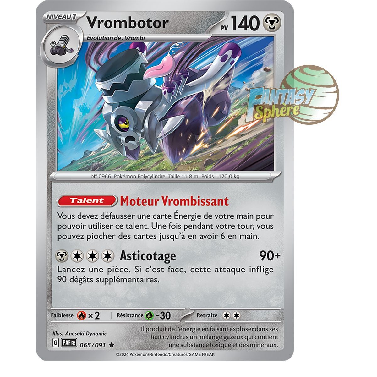 Vrombotor – Holo Rare 65/91 – Scharlachrote und violette Schicksale von Paldea