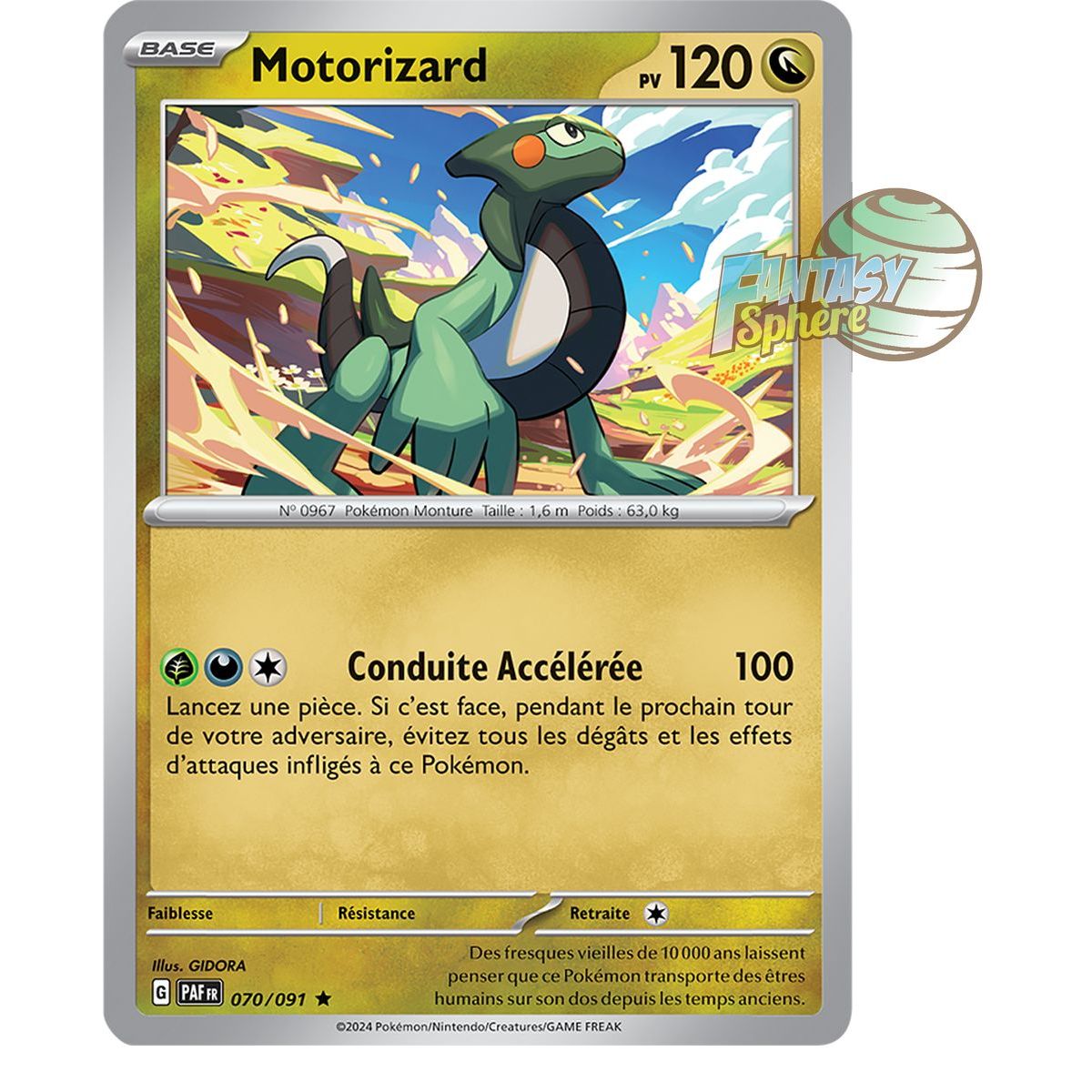 Motorizard - Holo Rare 70/91 - Scharlachrote und violette Schicksale von Paldea