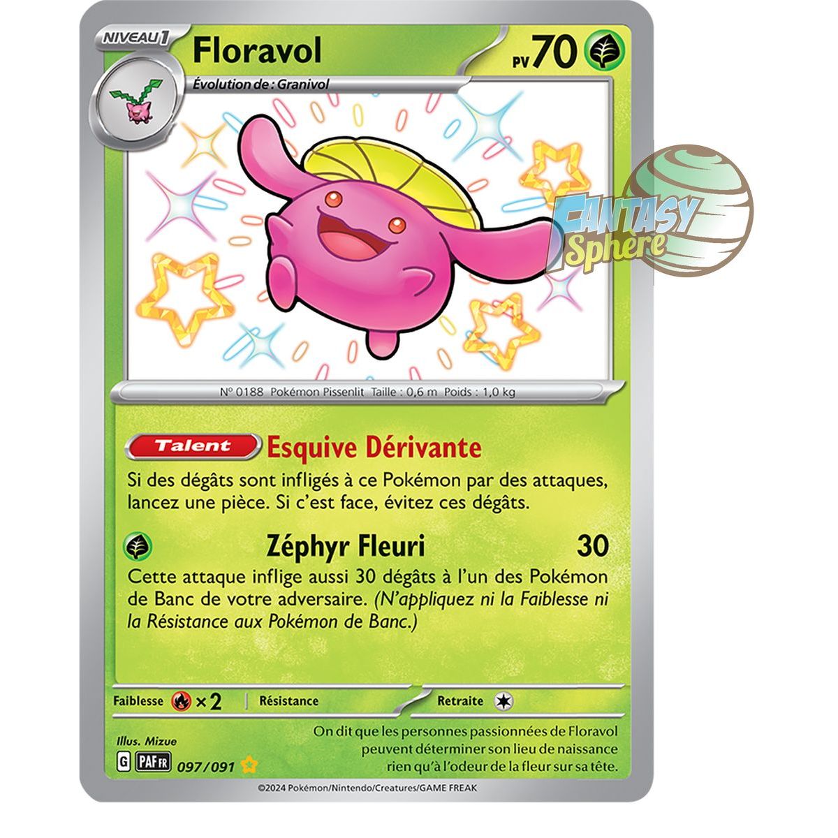 Floravol – Shiny Rare 97/91 – Scharlachrote und violette Schicksale von Paldea