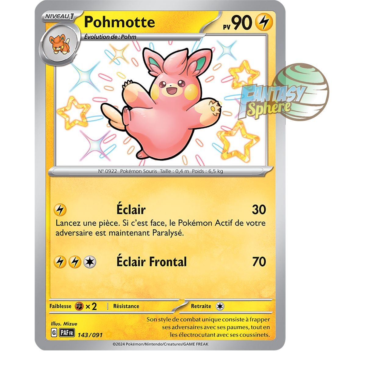 Pohmotte – Shiny Rare 143/91 – Scharlachrote und violette Schicksale von Paldea