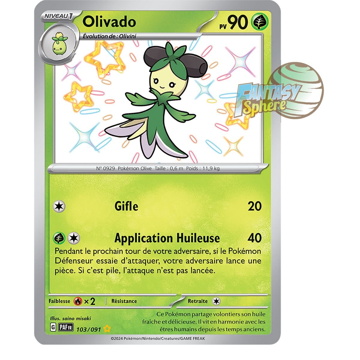 Olivado – Shiny Rare 103/91 – Scharlachrote und violette Schicksale von Paldea