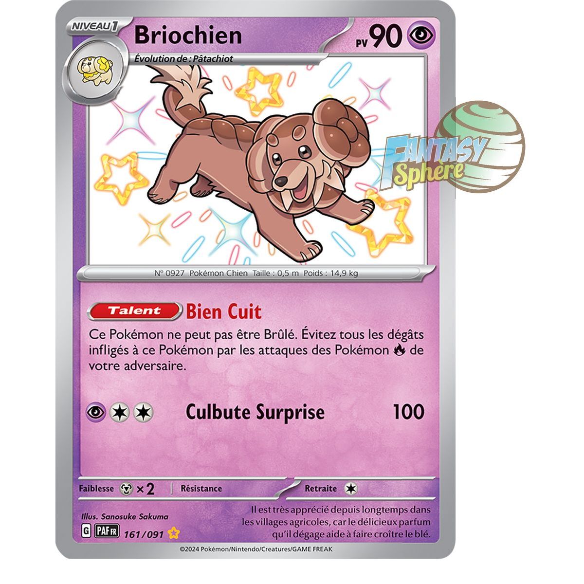 Briochien – Shiny Rare 161/91 – Scharlachrote und violette Schicksale von Paldea