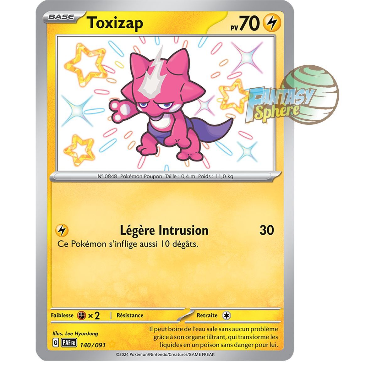 Toxizap – Shiny Rare 140/91 – Scharlachrote und violette Schicksale von Paldea