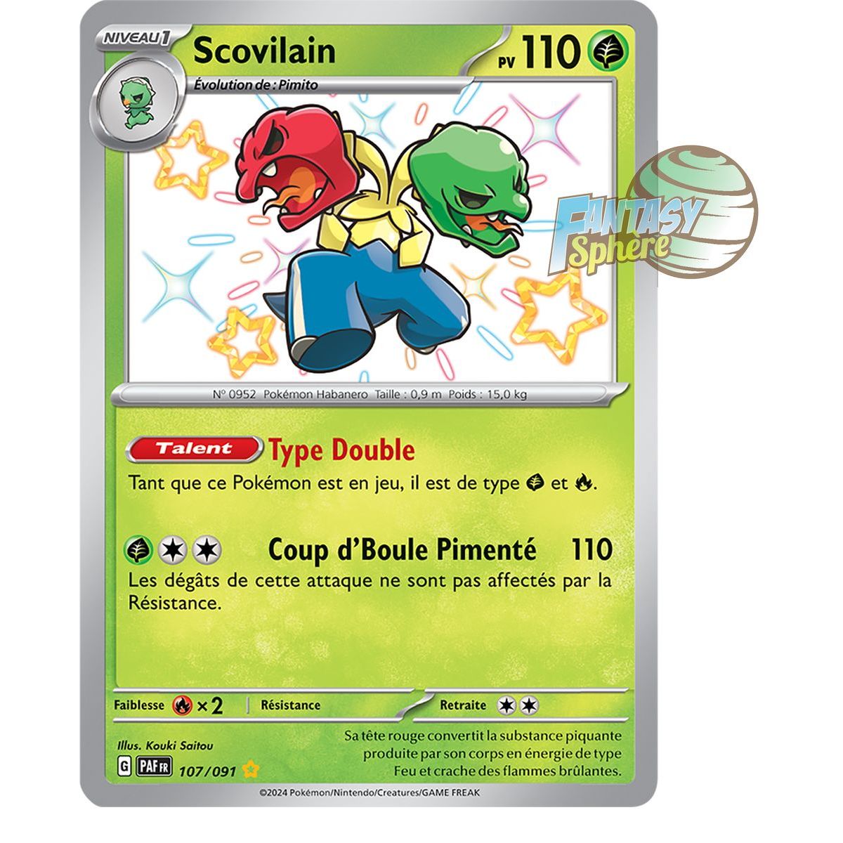 Scovilain – Shiny Rare 107/91 – Scharlachrote und violette Paldea-Schicksale