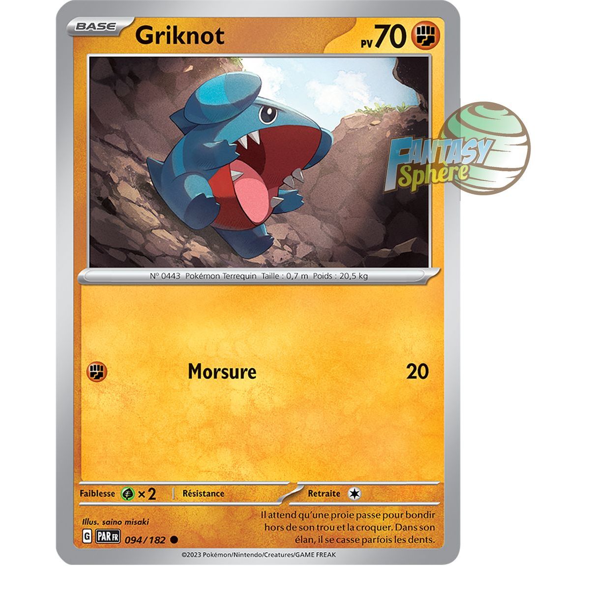 Griknot – Reverse 94/182 – Scarlet and Violet Paradox Rift