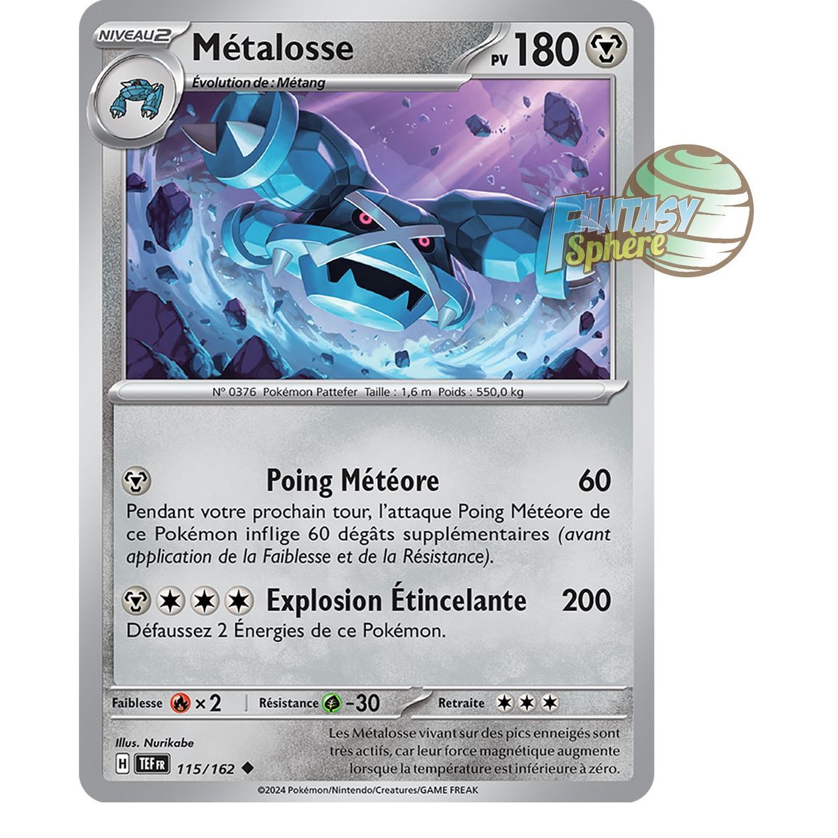 Metagross – Ungewöhnlich 115/162 – Scharlachrote und violette Zeitkräfte