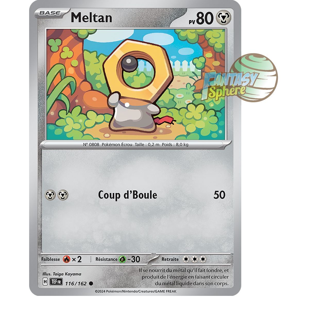 Meltan – Rückseite 116/162 – Scharlachrote und violette Zeitkräfte