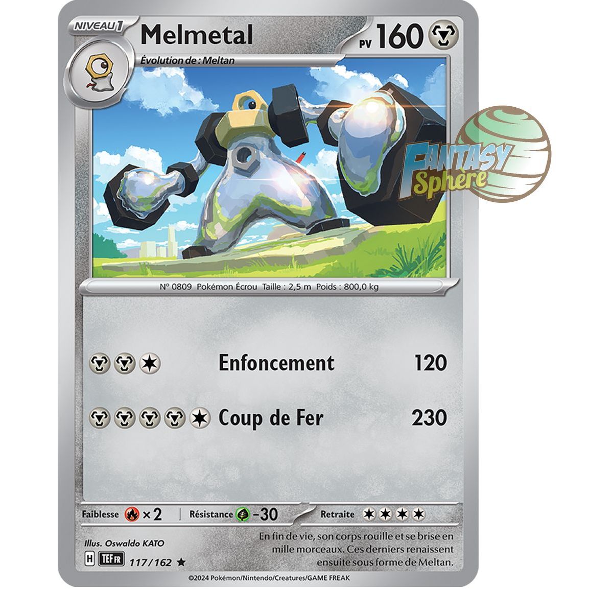 Item Melmetal – Holo Rare 117/162 – Scharlachrote und violette Zeitkräfte