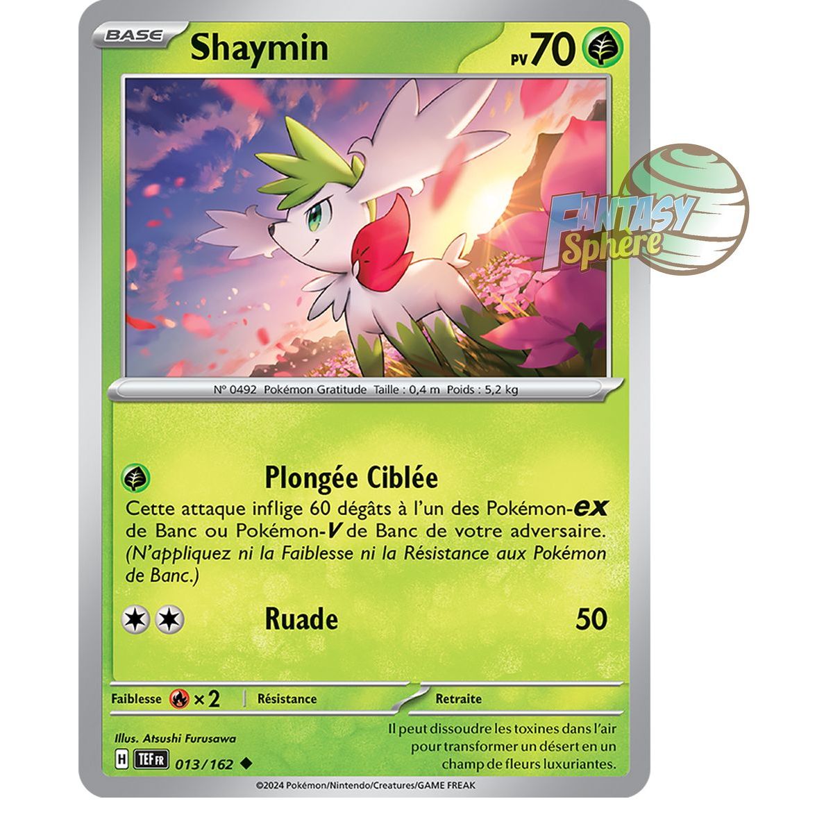 Item Shaymin – Ungewöhnlich 13/162 – Scharlachrote und violette Zeitkräfte