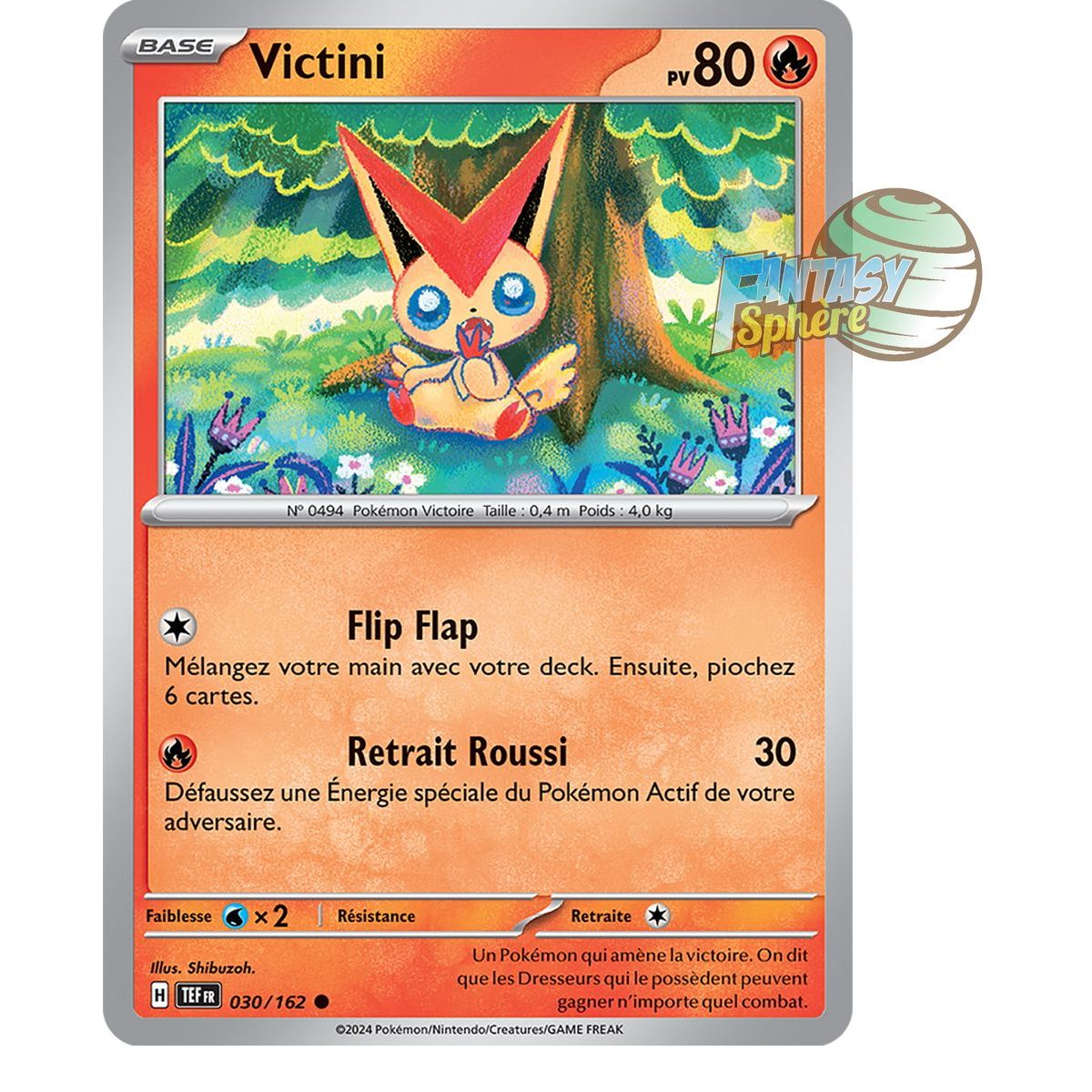 Victini – Rückseite 30/162 – Scharlachrote und violette Zeitkräfte