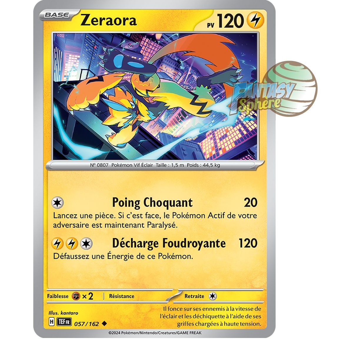 Zeraora – Ungewöhnlich 57/162 – Scharlachrote und violette Zeitkräfte